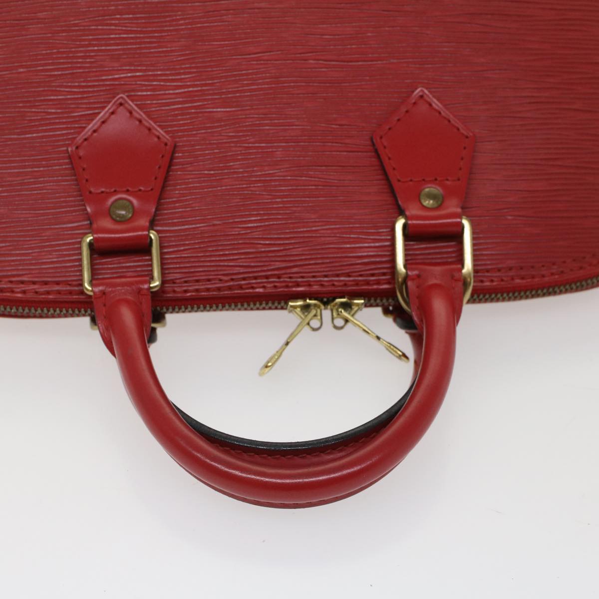 LOUIS VUITTON Epi Alma Hand Bag Castilian Red M52147  52842