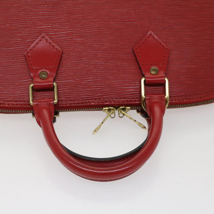 LOUIS VUITTON Epi Alma Hand Bag Castilian Red M52147  52842