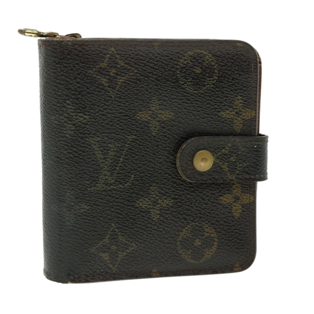 LOUIS VUITTON Monogram Compact Zip Wallet M61667  52882