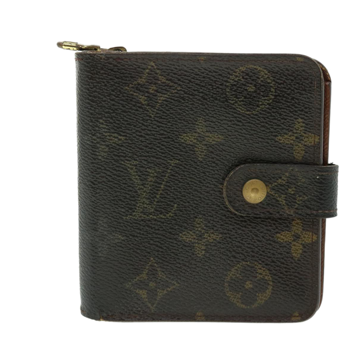 LOUIS VUITTON Monogram Compact Zip Wallet M61667  52882