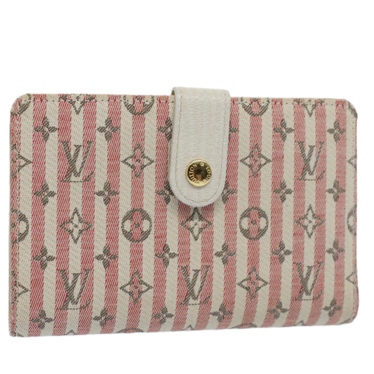 LOUIS VUITTON Mini Lin Croisette Portefeuille Viennois Pink M95658  52899