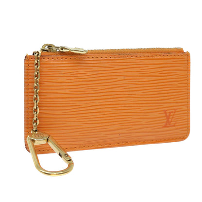 LOUIS VUITTON Epi Pochette Cles Coin Purse Orange Mandarin M6380H  52915