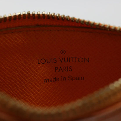 LOUIS VUITTON Epi Pochette Cles Coin Purse Orange Mandarin M6380H  52915