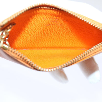 LOUIS VUITTON Epi Pochette Cles Coin Purse Orange Mandarin M6380H  52915