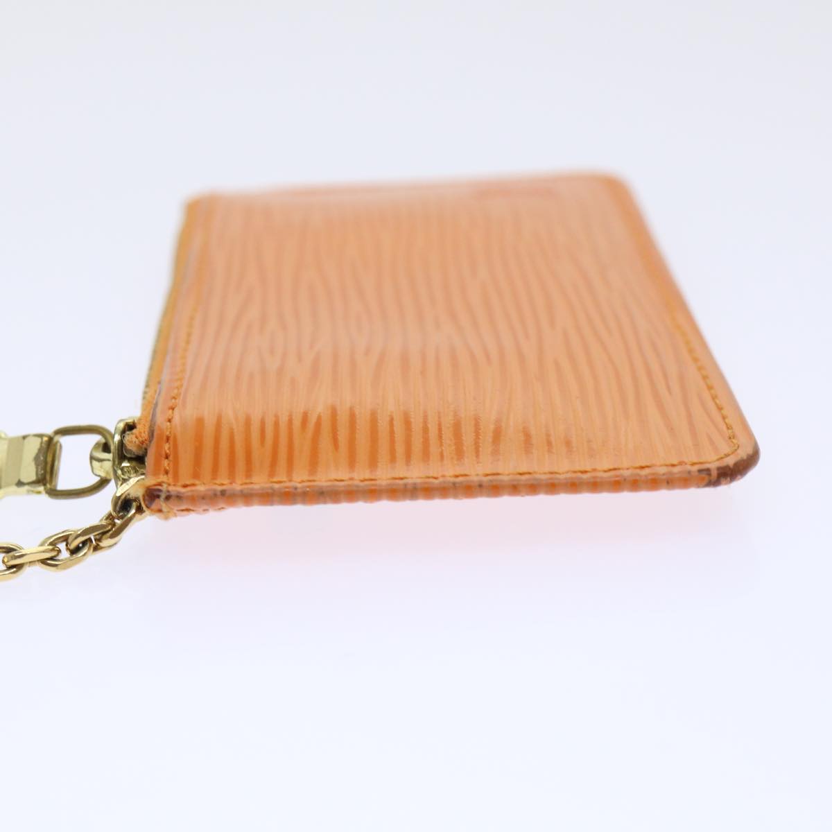 LOUIS VUITTON Epi Pochette Cles Coin Purse Orange Mandarin M6380H  52915