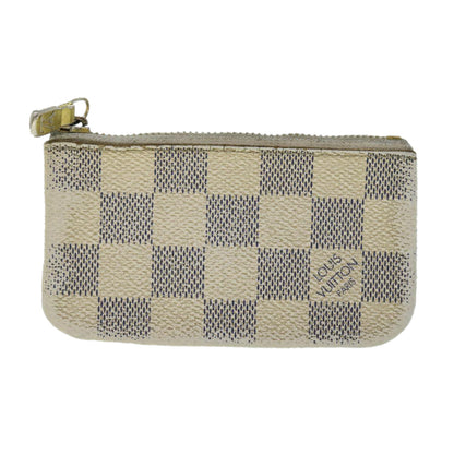 LOUIS VUITTON Damier Azur Pochette Cles Coin Purse N62659  53410