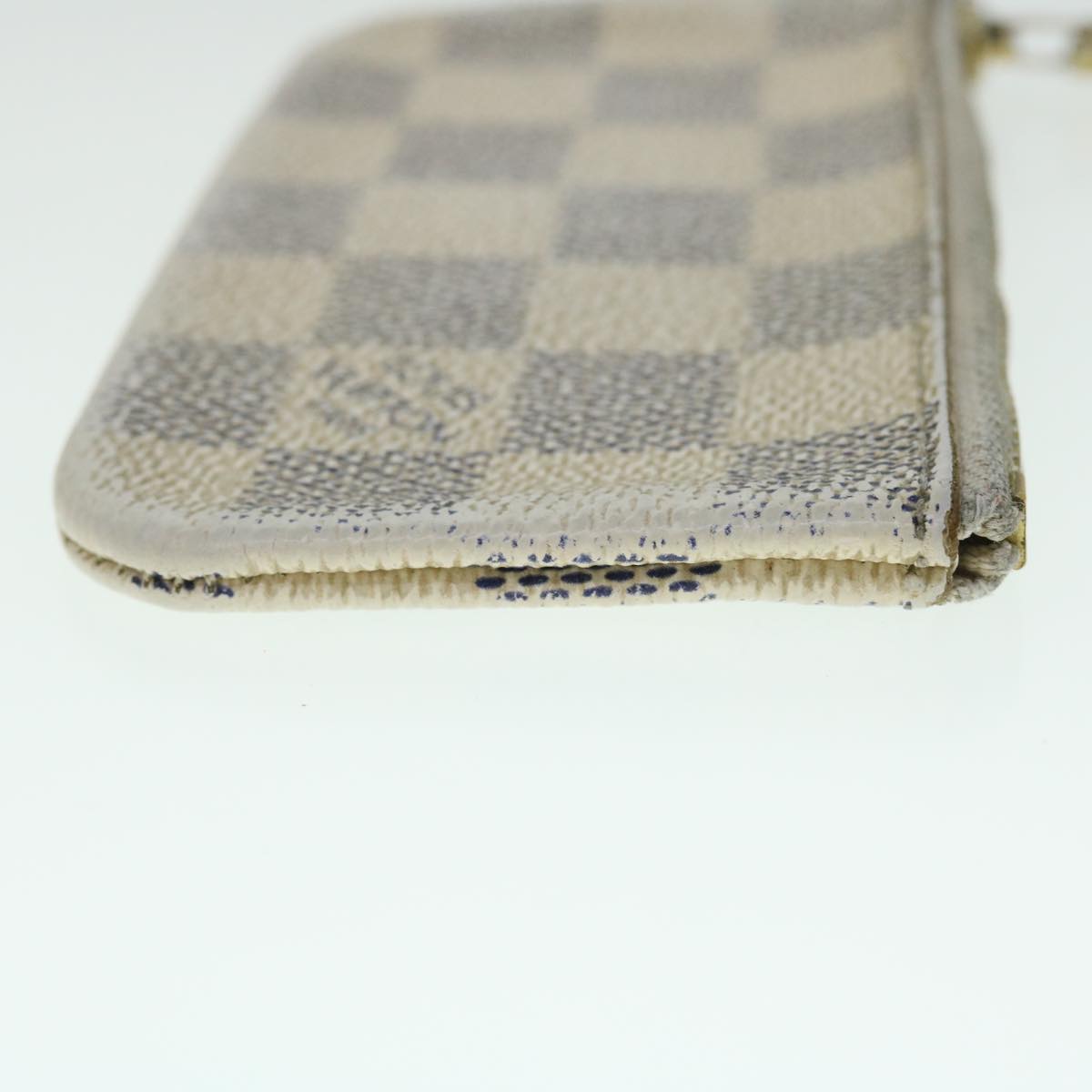 LOUIS VUITTON Damier Azur Pochette Cles Coin Purse N62659  53410