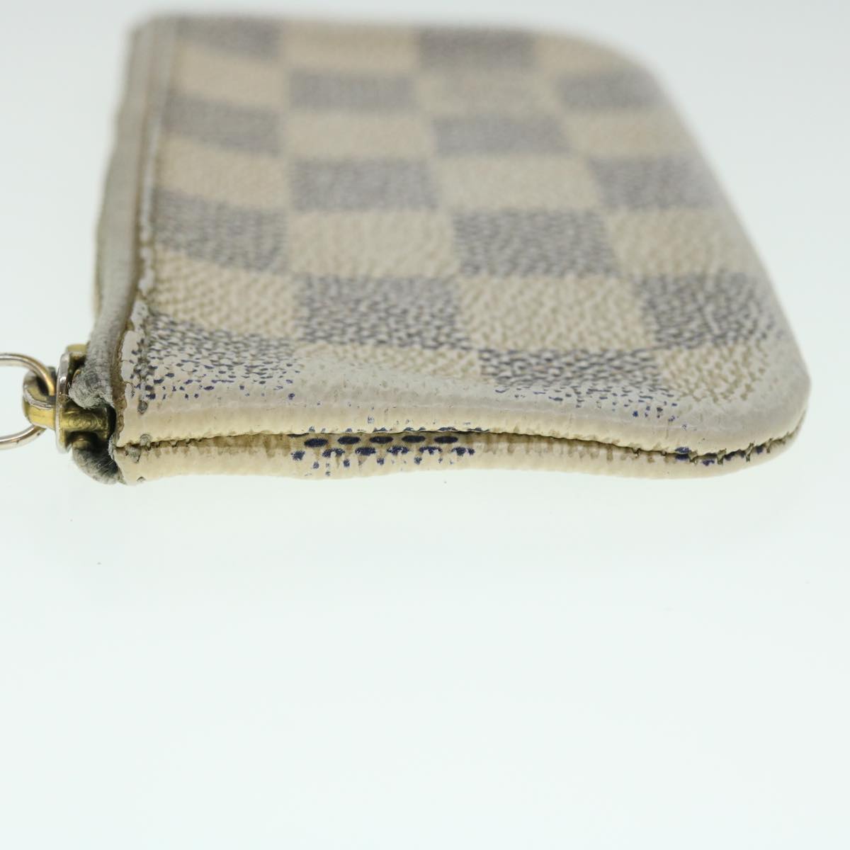 LOUIS VUITTON Damier Azur Pochette Cles Coin Purse N62659  53410