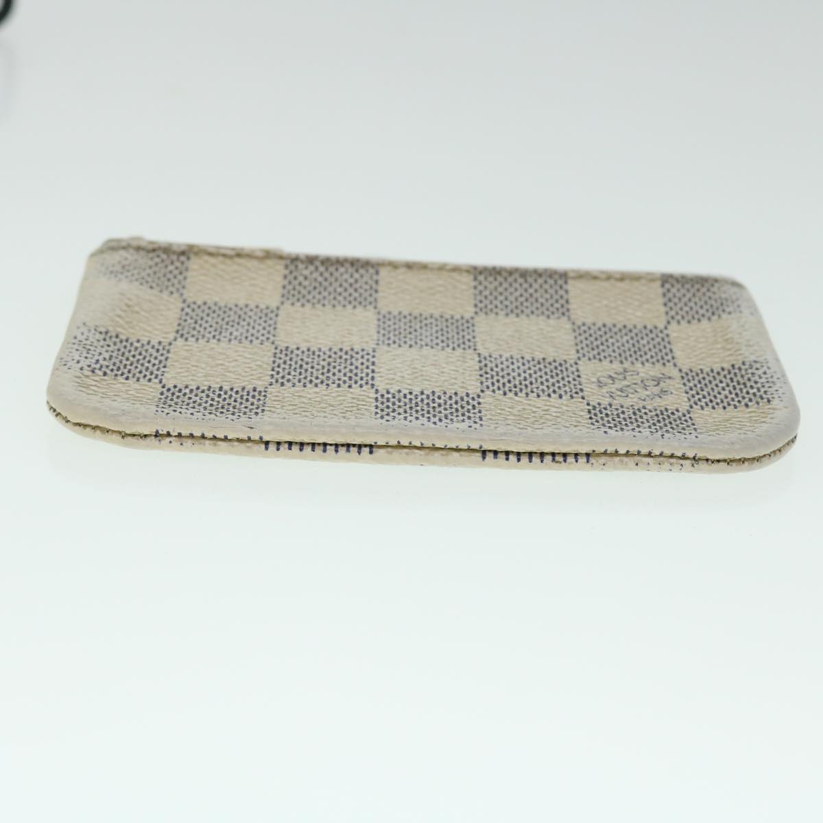 LOUIS VUITTON Damier Azur Pochette Cles Coin Purse N62659  53410