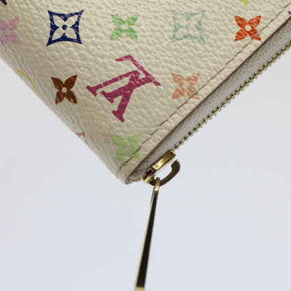 LOUIS VUITTON Monogram Multicolor Zippy Coin Purse White M66548  53412