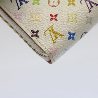 LOUIS VUITTON Monogram Multicolor Zippy Coin Purse White M66548  53412