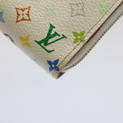 LOUIS VUITTON Monogram Multicolor Zippy Coin Purse White M66548  53412