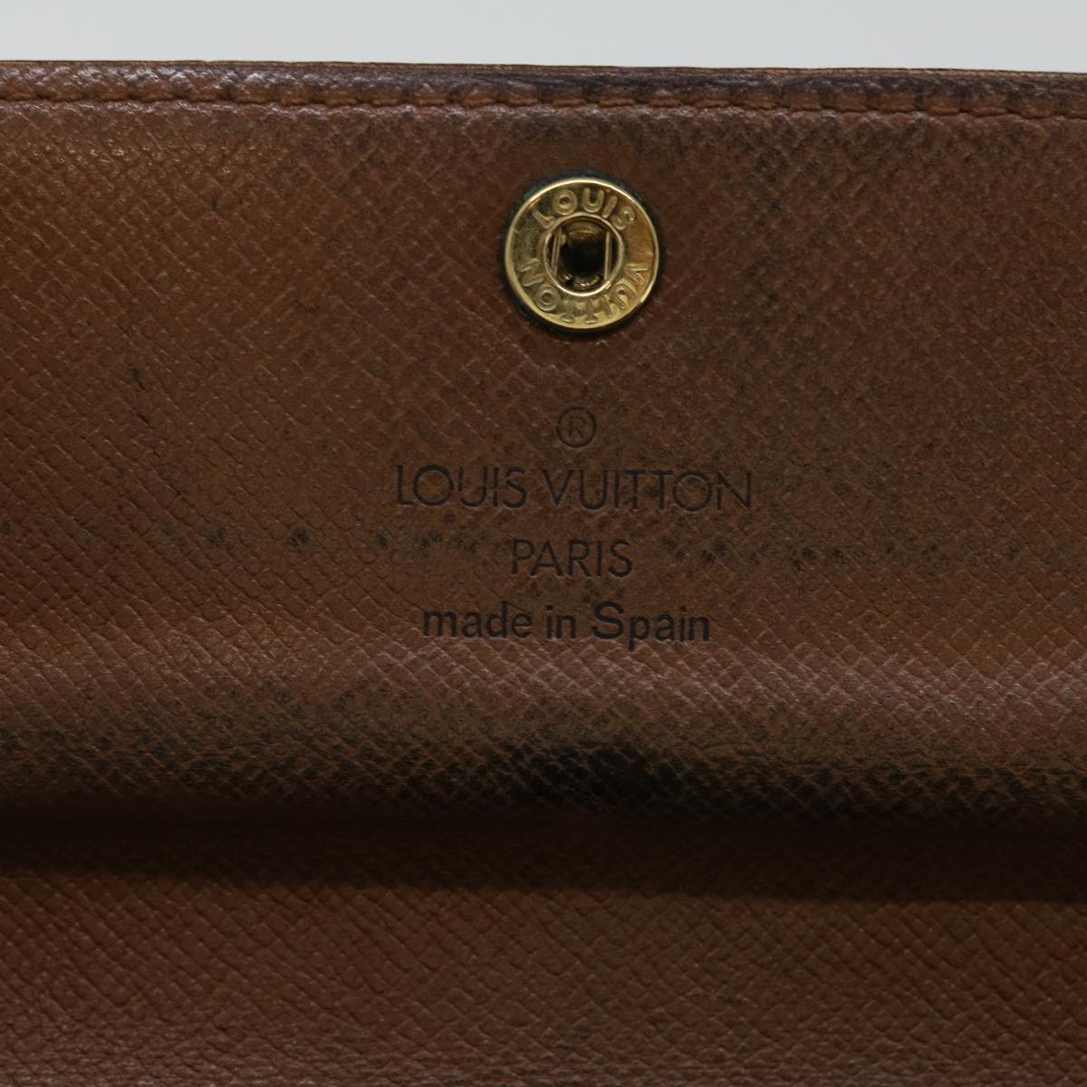 LOUIS VUITTON Monogram Pochette Porte Monnaie Credit Wallet M61726 Auth 53426