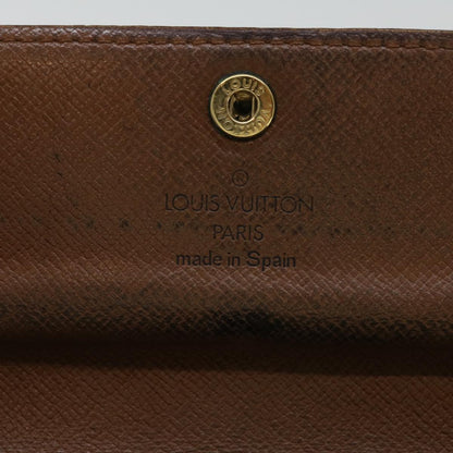 LOUIS VUITTON Monogram Pochette Porte Monnaie Credit Wallet M61726 Auth 53426