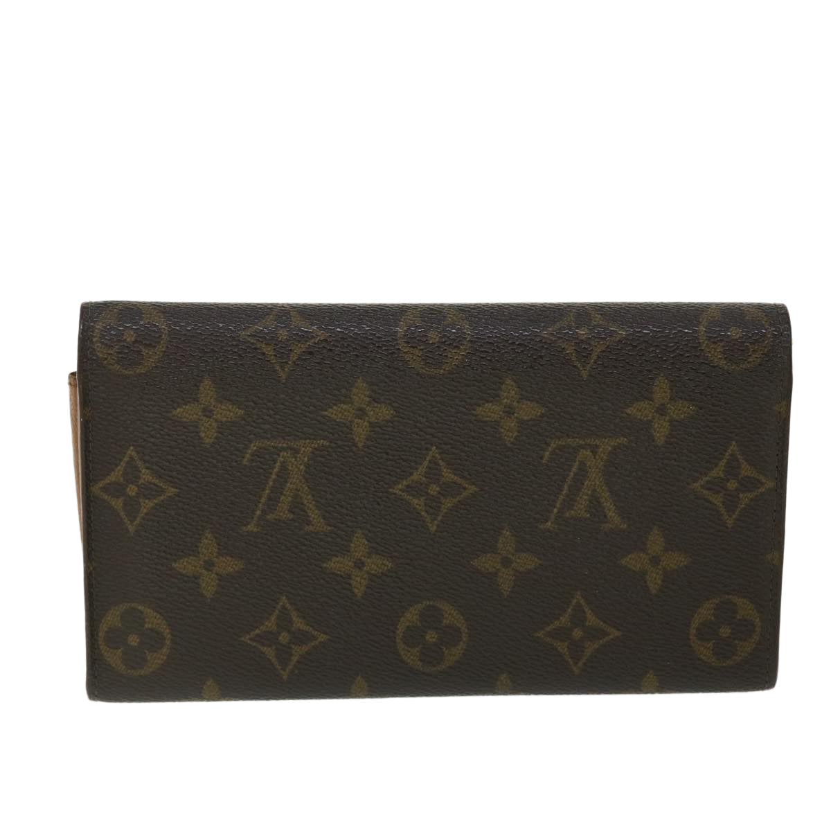 LOUIS VUITTON Monogram Pochette Porte Monnaie Credit Wallet M61726 Auth 53426