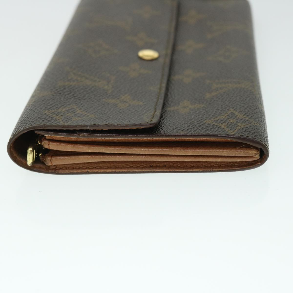 LOUIS VUITTON Monogram Pochette Porte Monnaie Credit Wallet M61726 Auth 53426