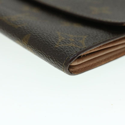 LOUIS VUITTON Monogram Pochette Porte Monnaie Credit Wallet M61726 Auth 53426