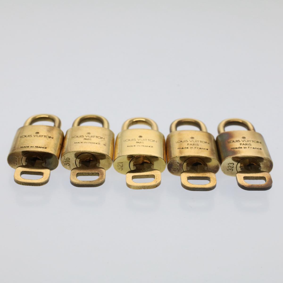 LOUIS VUITTON Padlock 10set Gold Tone  53441