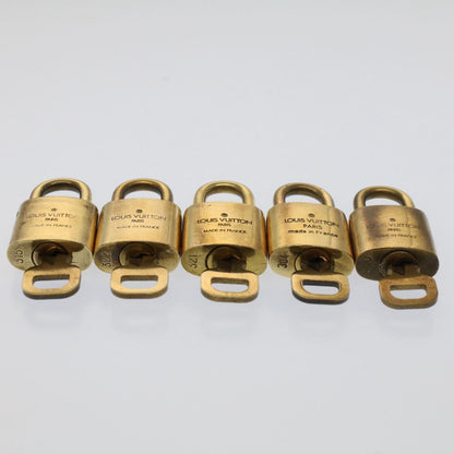 LOUIS VUITTON Padlock 10set Gold Tone  53441