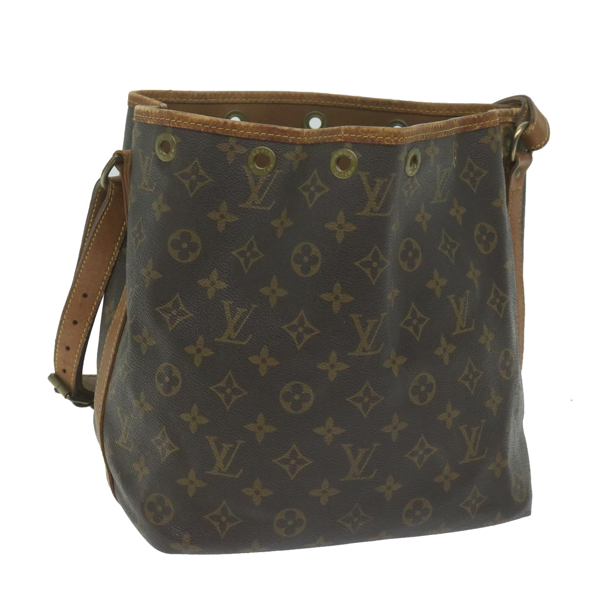 LOUIS VUITTON Monogram Petit Noe Shoulder Bag M42226  62206