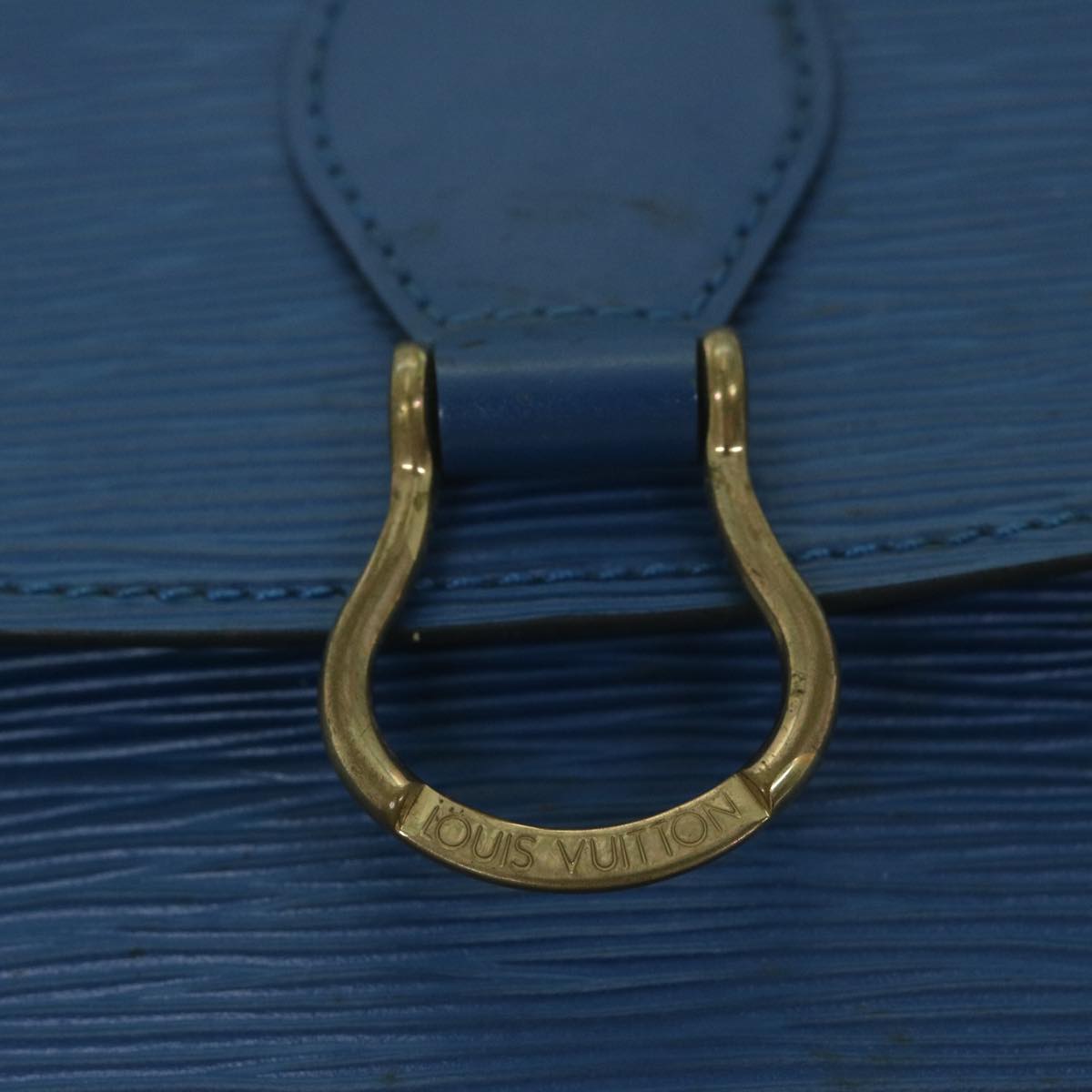 LOUIS VUITTON Epi Saint Cloud GM Shoulder Bag Blue M52195  62451