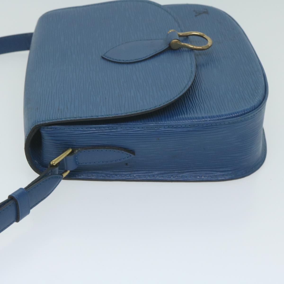 LOUIS VUITTON Epi Saint Cloud GM Shoulder Bag Blue M52195  62451