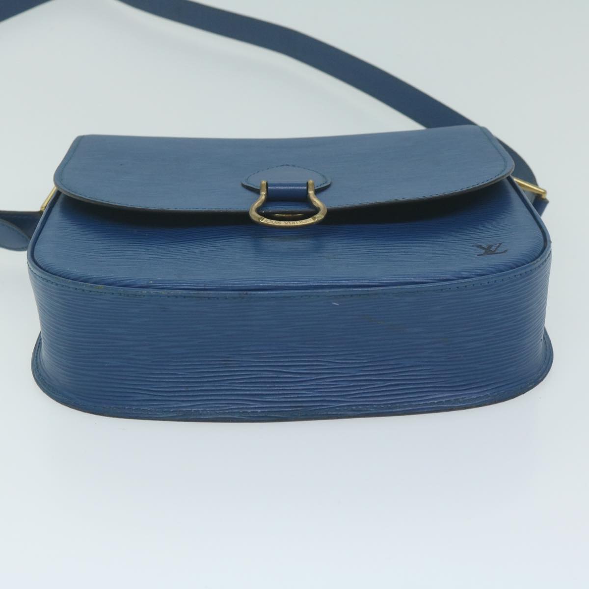 LOUIS VUITTON Epi Saint Cloud GM Shoulder Bag Blue M52195  62451