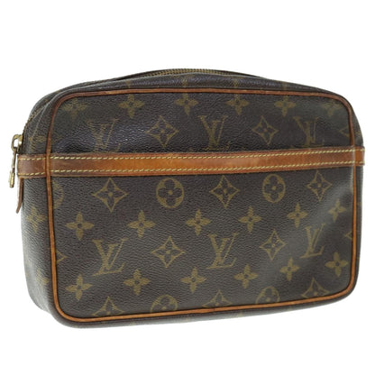 LOUIS VUITTON Monogram Compiegne 23 Clutch Bag M51847  63136