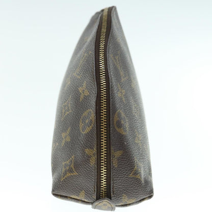 LOUIS VUITTON Monogram Trousse Demi Ronde Cosmetic Pouch M47520  64037