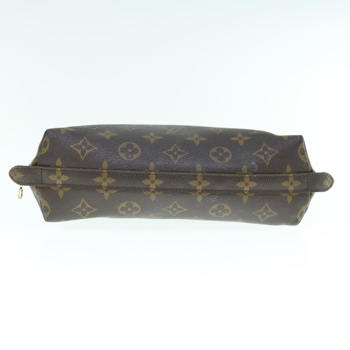 LOUIS VUITTON Monogram Trousse Demi Ronde Cosmetic Pouch M47520  64037