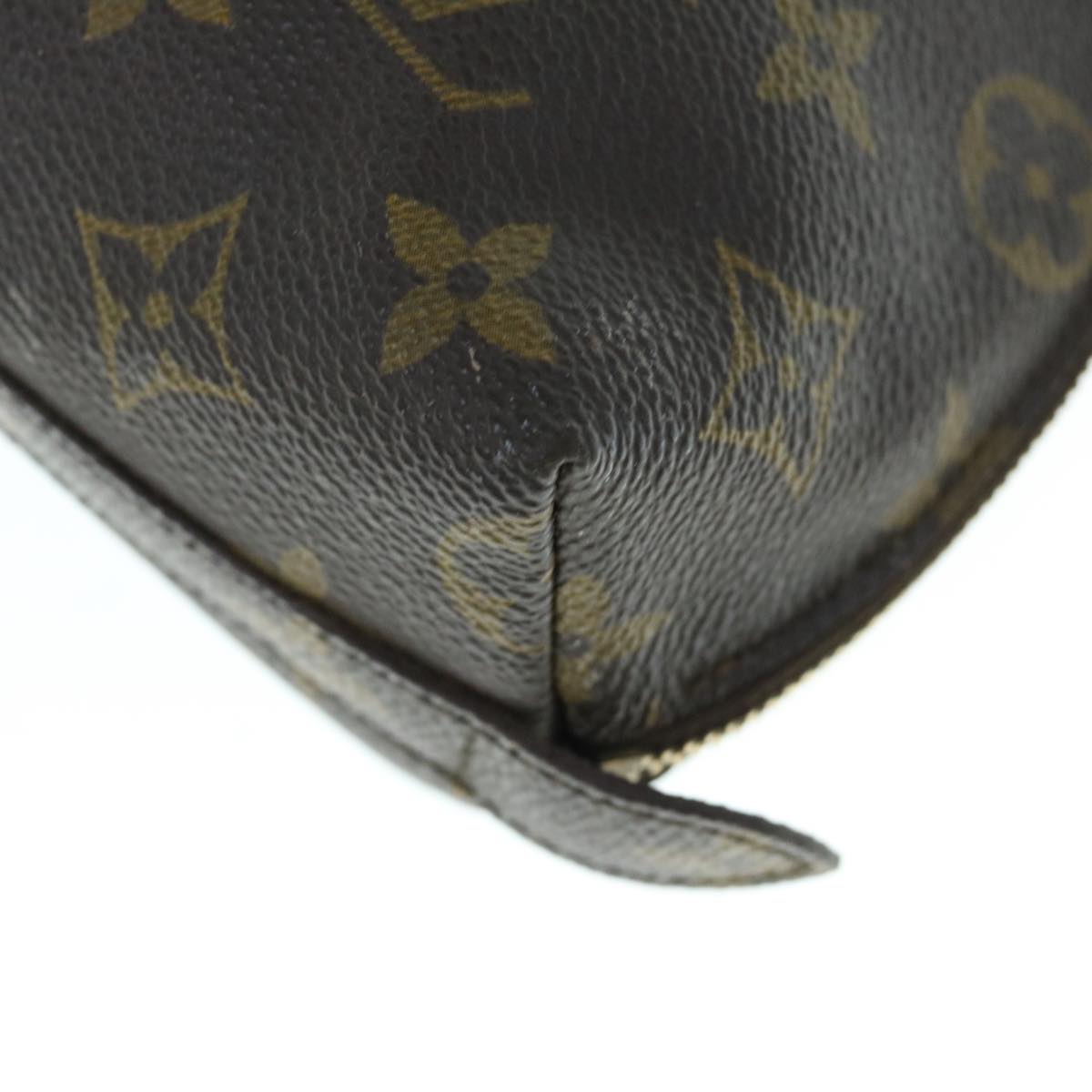 LOUIS VUITTON Monogram Trousse Demi Ronde Cosmetic Pouch M47520  64037