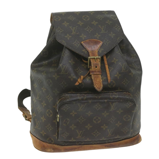 LOUIS VUITTON Monogram Montsouris GM Backpack M51135  64096