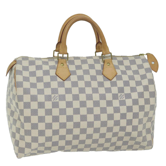 LOUIS VUITTON Damier Azur Speedy 35 Hand Bag N41535  64103