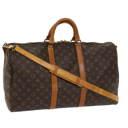 LOUIS VUITTON Monogram Keepall Bandouliere 50 Boston Bag M41416  64105