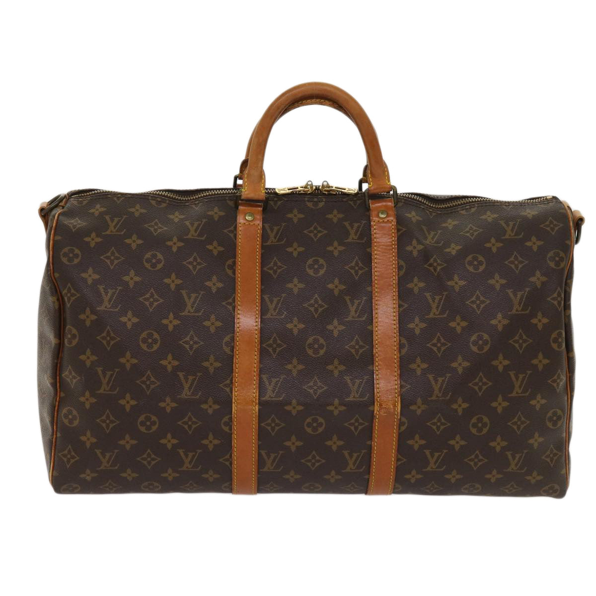 LOUIS VUITTON Monogram Keepall Bandouliere 50 Boston Bag M41416  64105