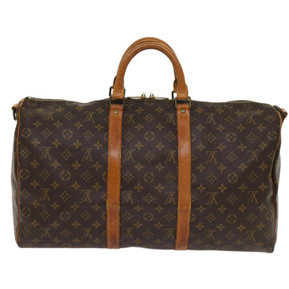 LOUIS VUITTON Monogram Keepall Bandouliere 50 Boston Bag M41416  64105