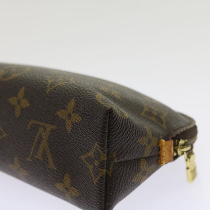 LOUIS VUITTON Monogram Pochette Cosmetic PM Cosmetic Pouch M47515  64199