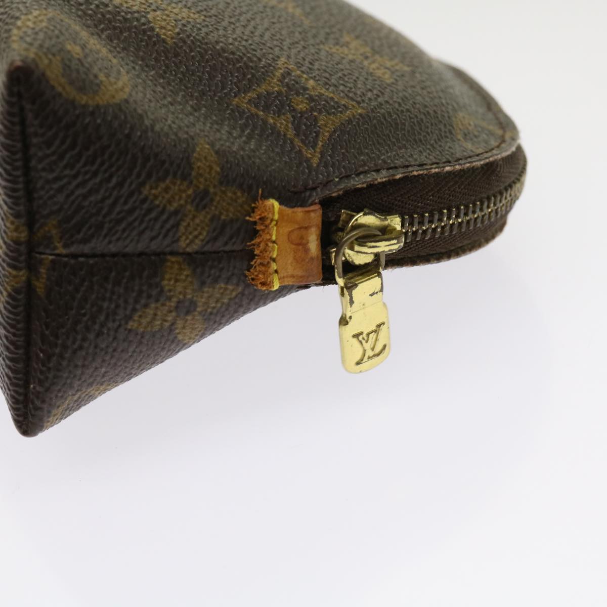 LOUIS VUITTON Monogram Pochette Cosmetic PM Cosmetic Pouch M47515  64199