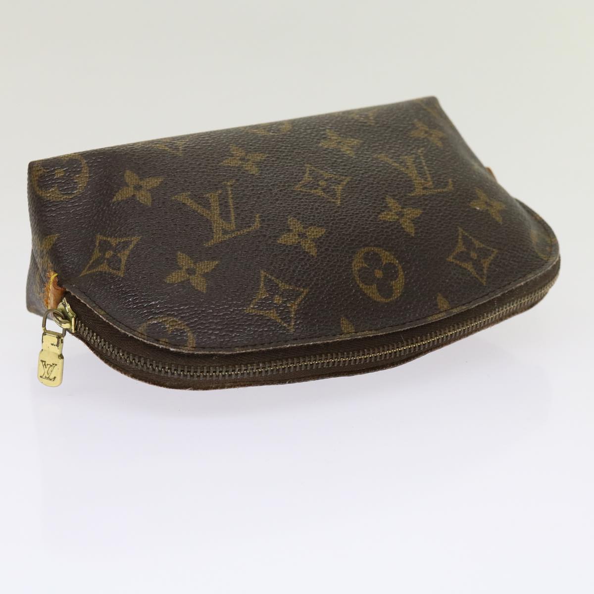 LOUIS VUITTON Monogram Pochette Cosmetic PM Cosmetic Pouch M47515  64199