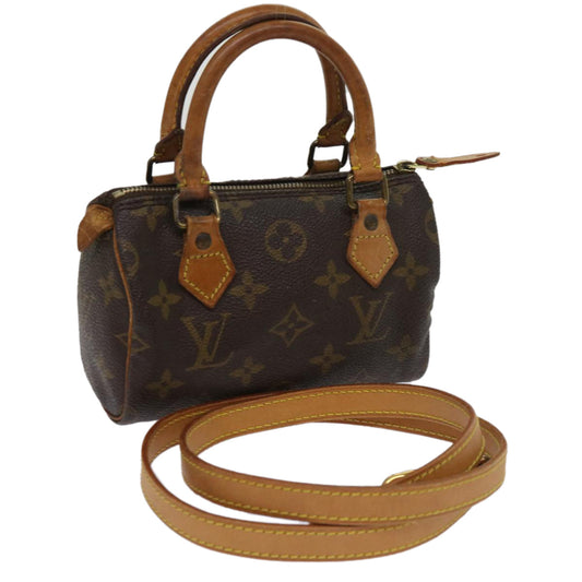 LOUIS VUITTON Monogram Mini Speedy Hand Bag M41534  64209