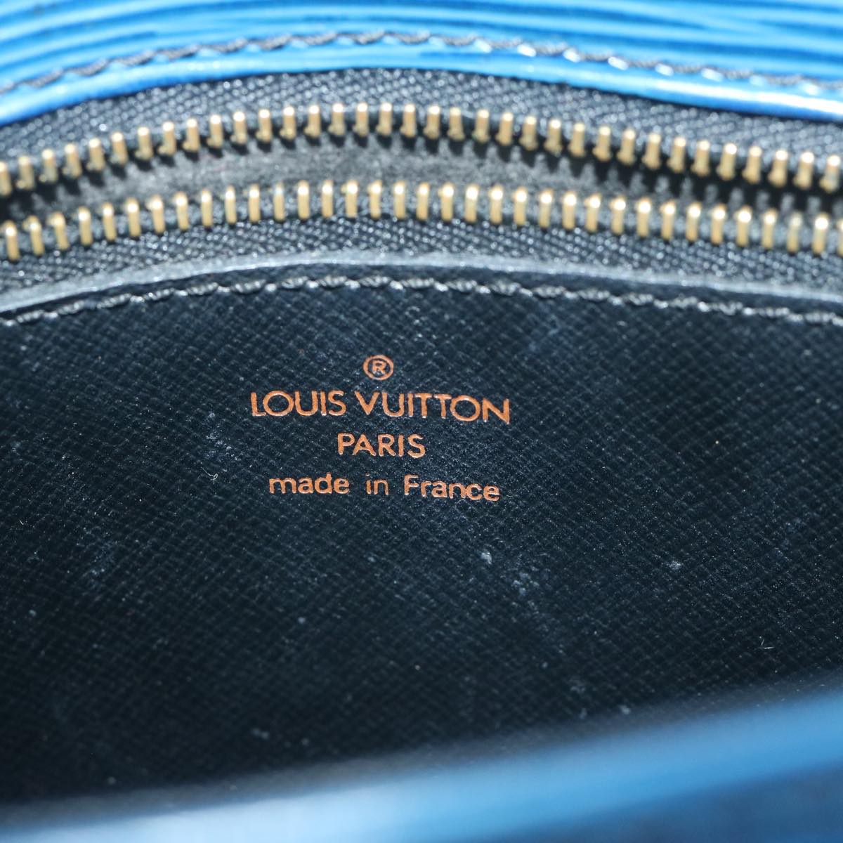 LOUIS VUITTON Epi Saint Cloud GM Shoulder Bag Blue M52195  64232