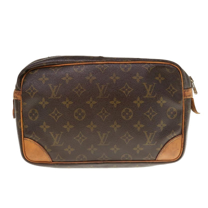 LOUIS VUITTON Monogram Compiegne 28 Clutch Bag M51845  64302