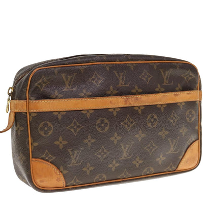 LOUIS VUITTON Monogram Compiegne 28 Clutch Bag M51845  64312