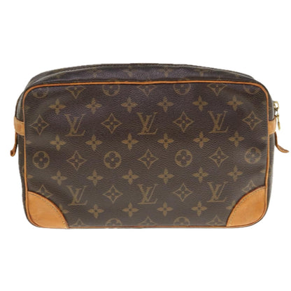 LOUIS VUITTON Monogram Compiegne 28 Clutch Bag M51845  64312