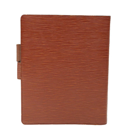 LOUIS VUITTON Epi Agenda GM Day Planner Cover Brown R20213  64314