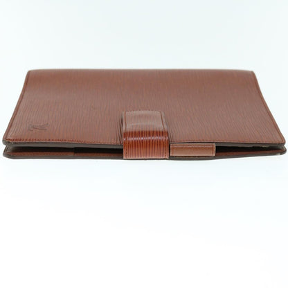 LOUIS VUITTON Epi Agenda GM Day Planner Cover Brown R20213  64314