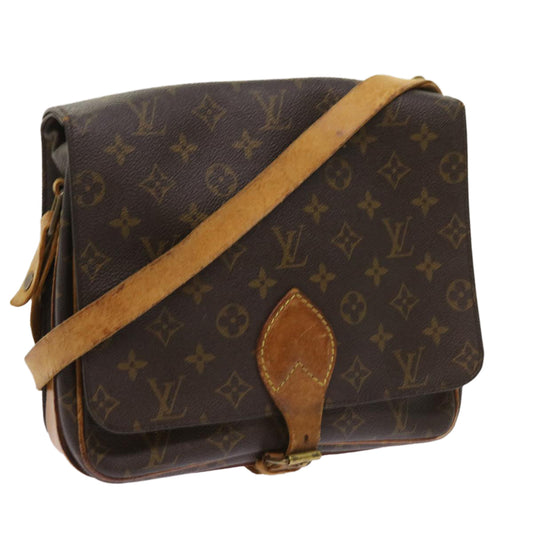 LOUIS VUITTON Monogram Cartouchiere GM Shoulder Bag M51252  64328