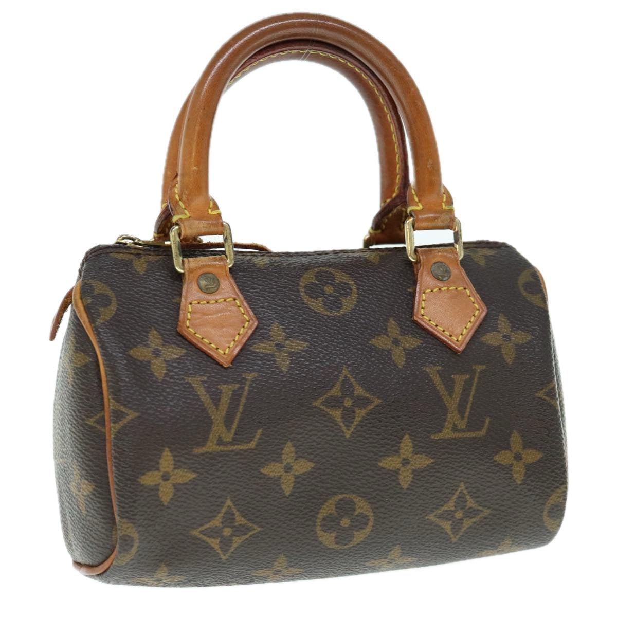 LOUIS VUITTON Monogram Mini Speedy Hand Bag M41534  64391