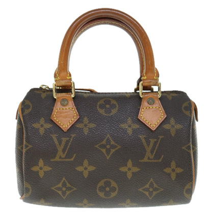 LOUIS VUITTON Monogram Mini Speedy Hand Bag M41534  64391