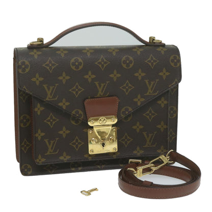 LOUIS VUITTON Monogram Monceau 26 Shoulder Bag 2way M51187  64401